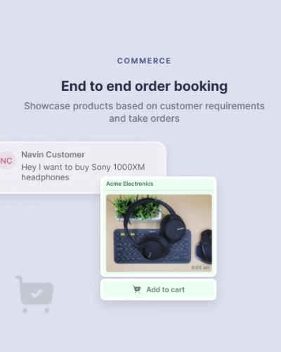 ecommerce product showcase interface preview on thinknotify