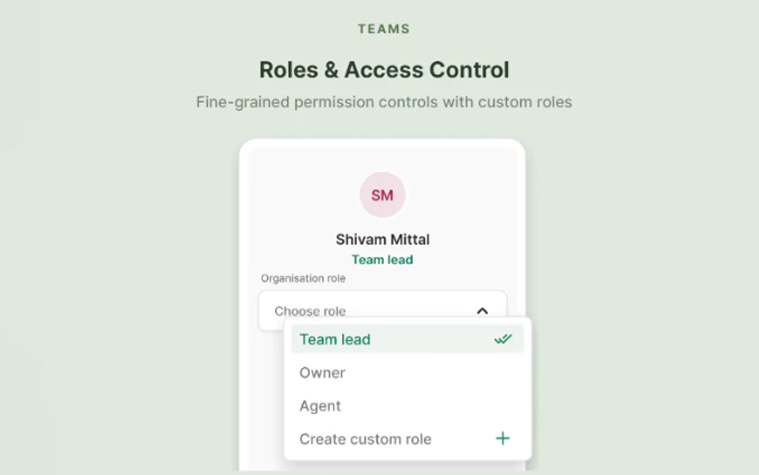 roles access control dashboard interface preview on thinknotify