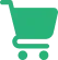 green shopping cart icon representing e-commerce